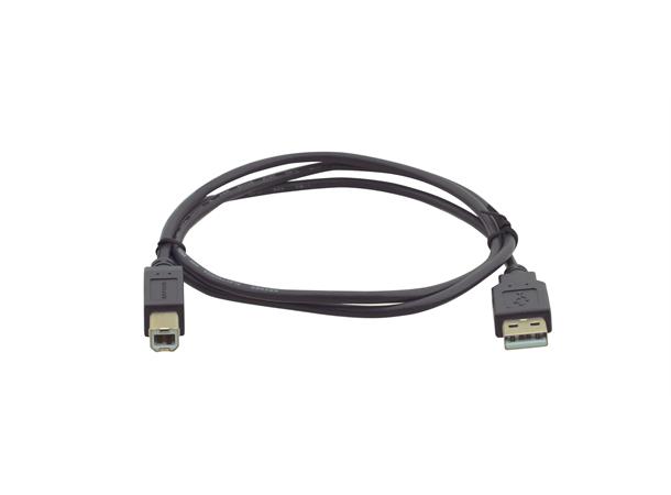 Kramer USB2 Kabel A-B -  1,8 m A-B USB Kabel Sort 